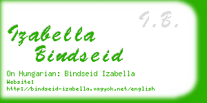 izabella bindseid business card